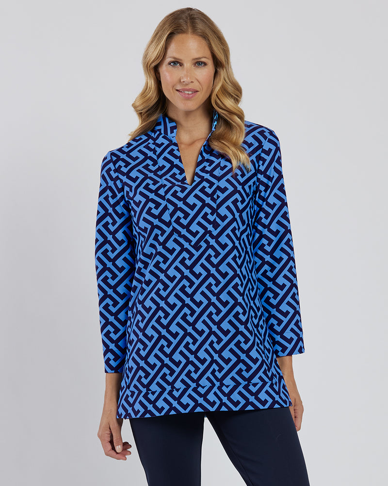 Jude Connally Chantal Top - Navy Saddle