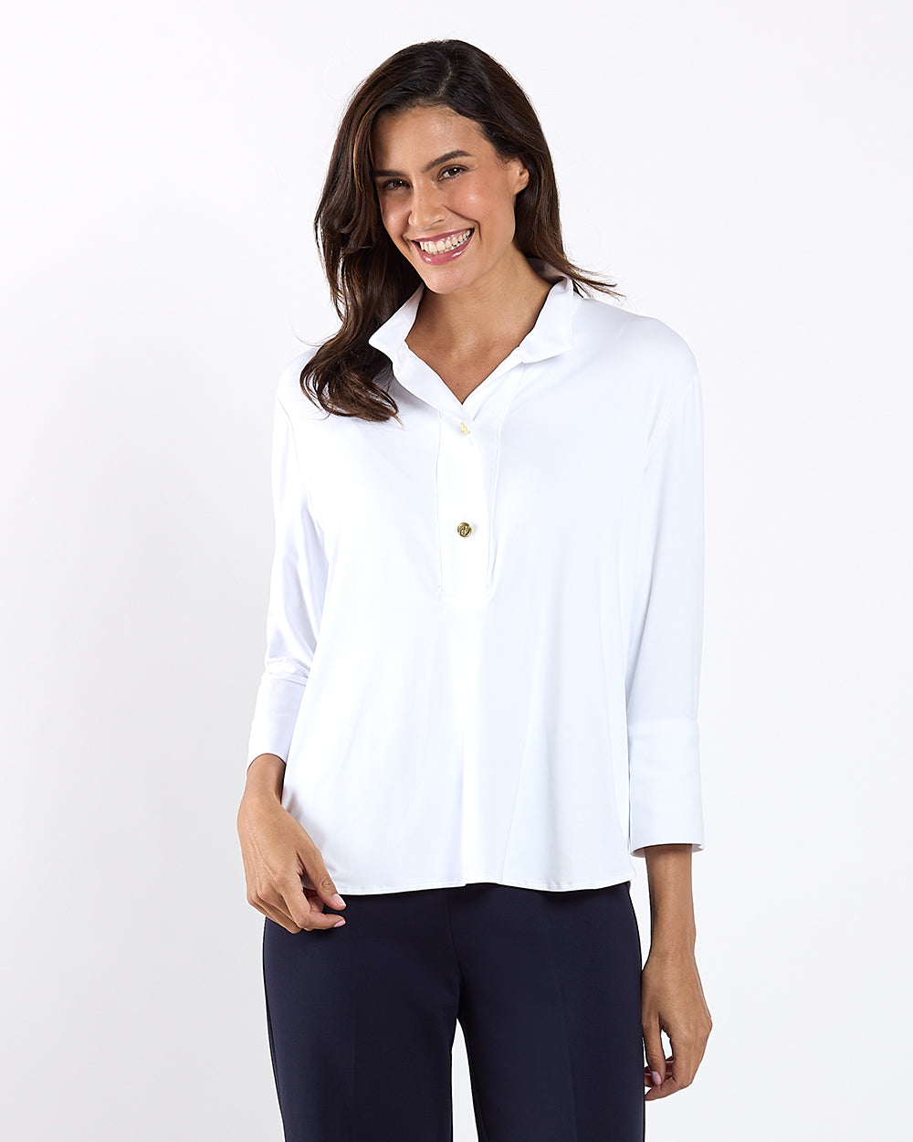 Belinda Top - Brushed Jude Cloth