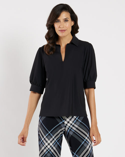 Calista Top Jude Cloth in Black| Jude Connally