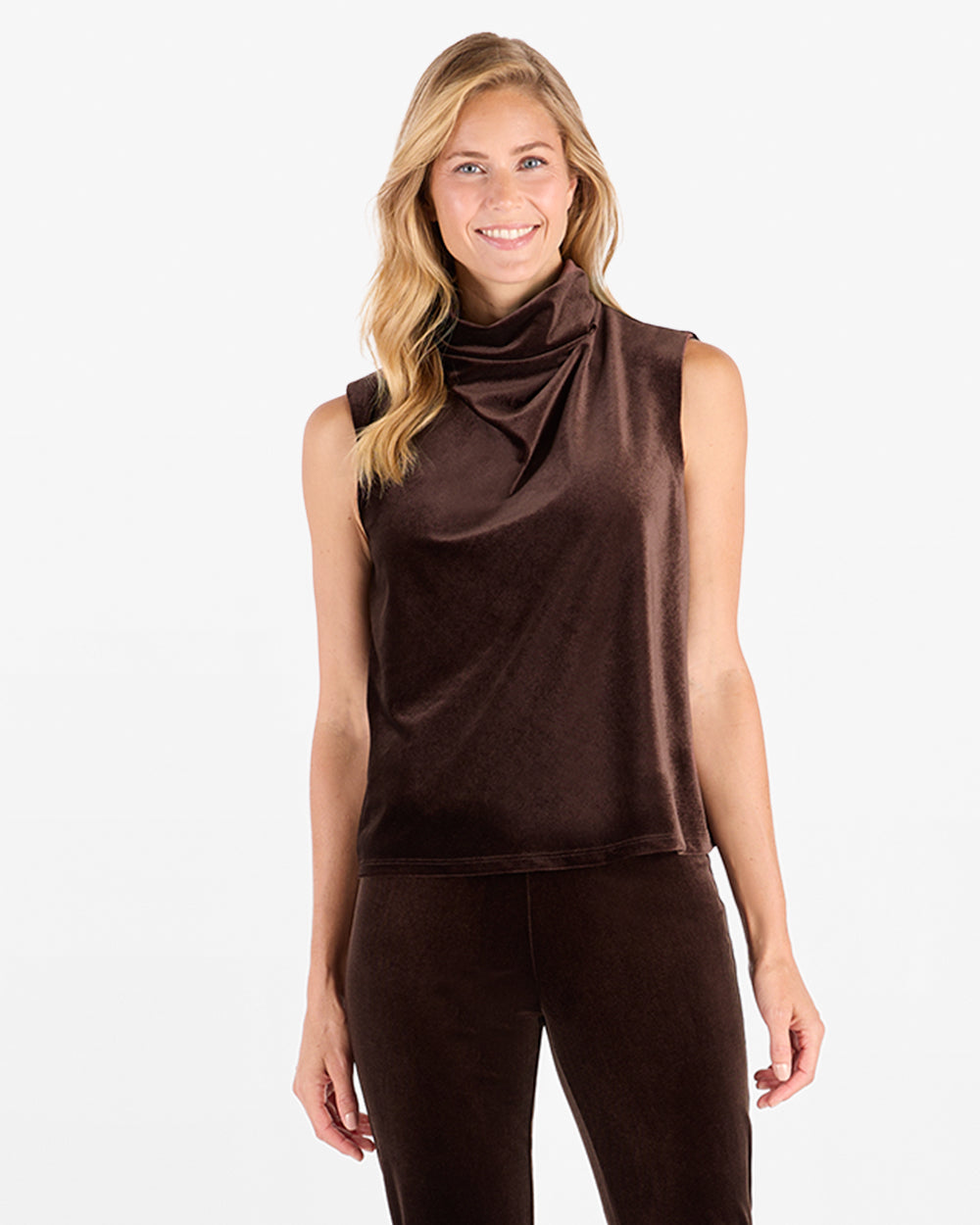 Octavia Top - Stretch Velvet