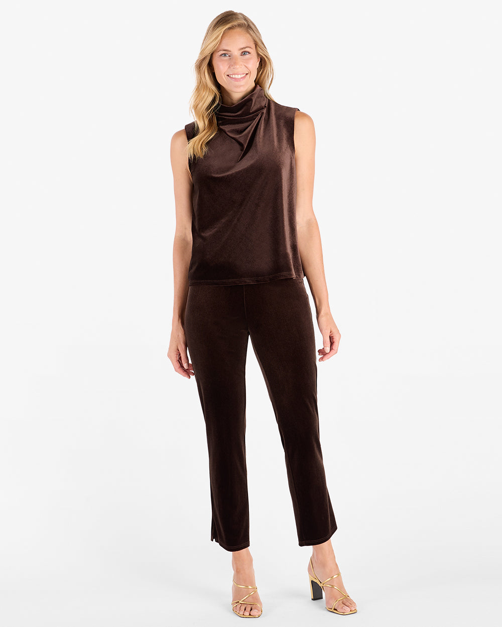 Octavia Top - Stretch Velvet
