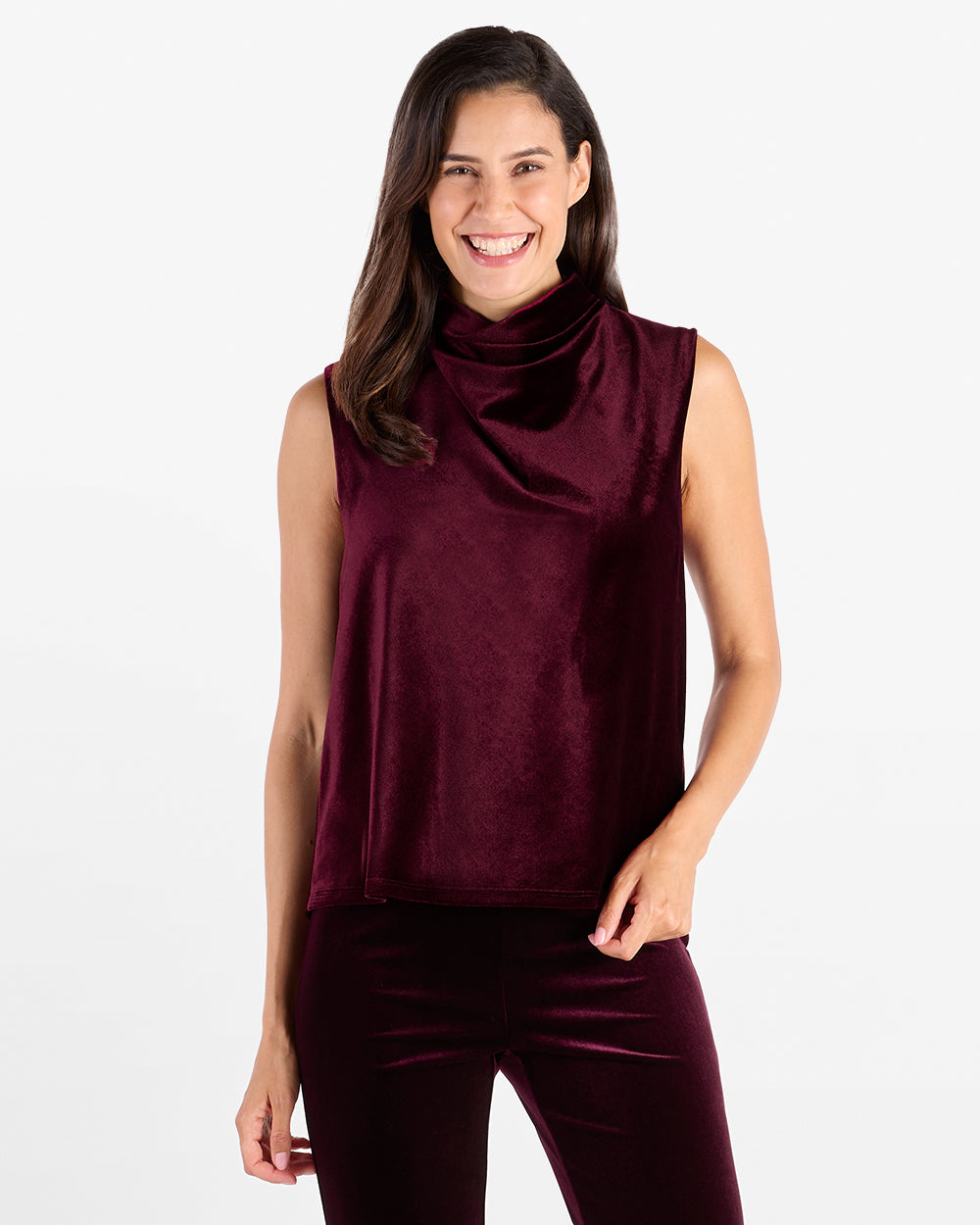 Octavia Top - Stretch Velvet