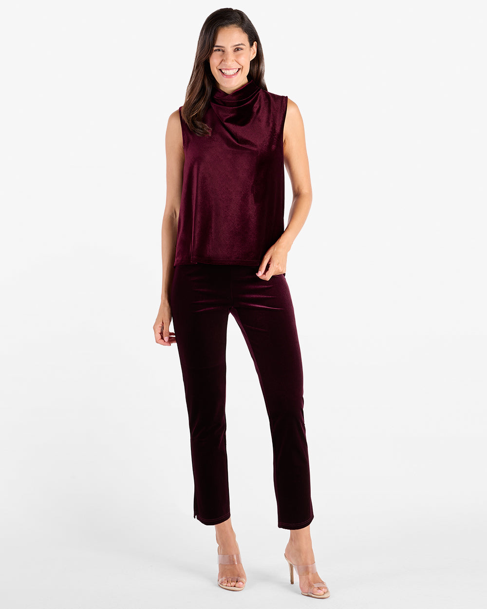 Octavia Top - Stretch Velvet