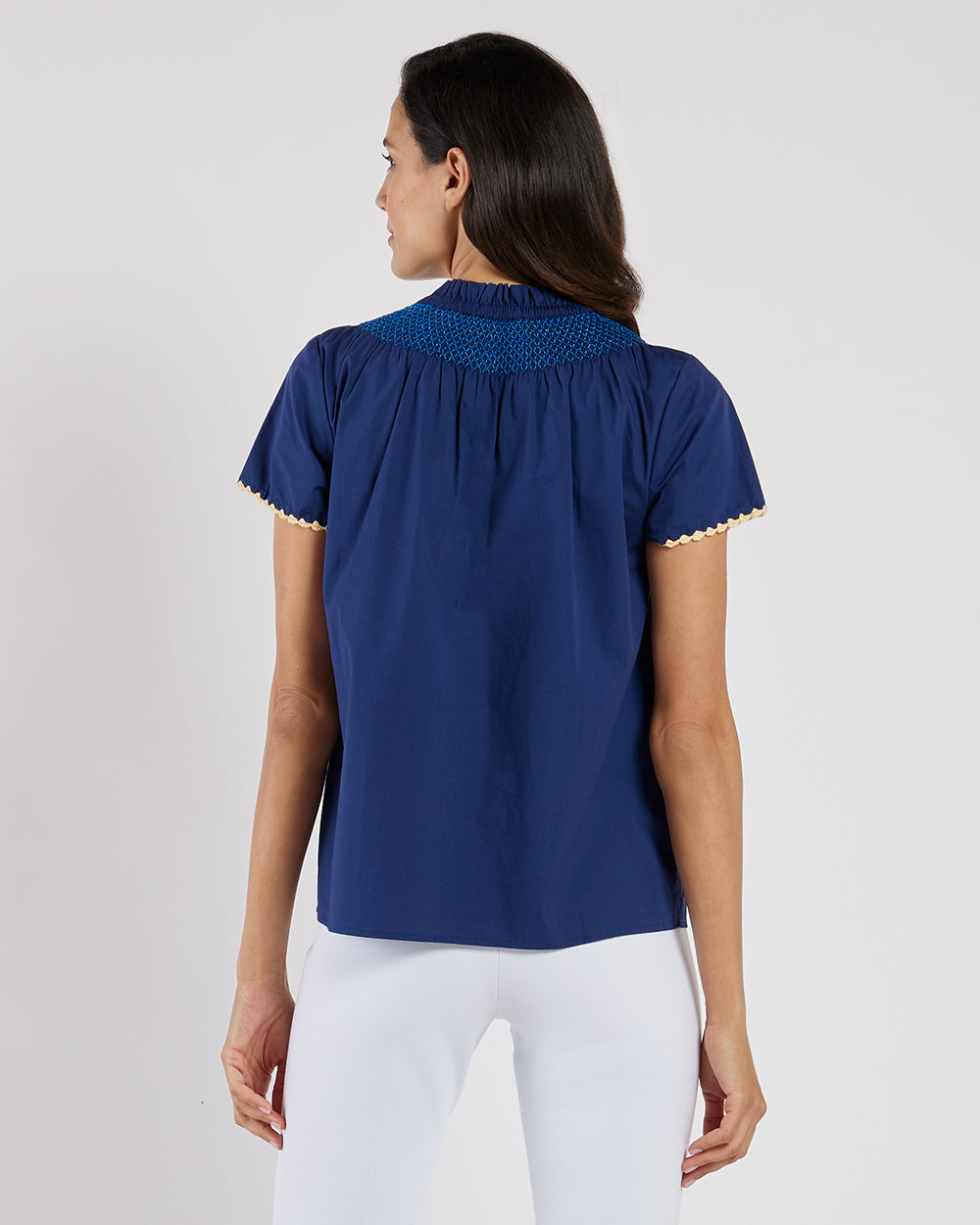 Keaton Top - Stretch Poplin