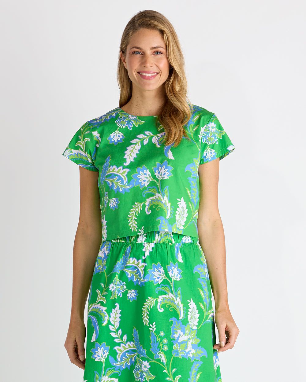 Ellen Top - Stretch Poplin