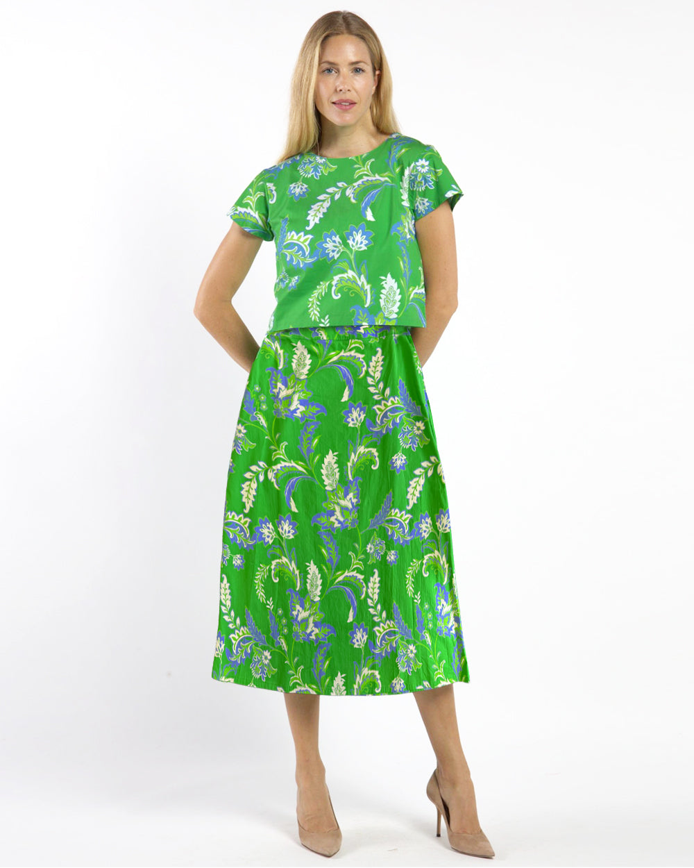 Ellen Top - Stretch Poplin