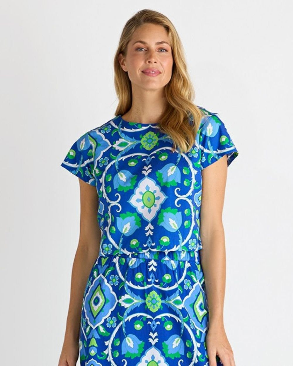 Ellen Top - Stretch Poplin