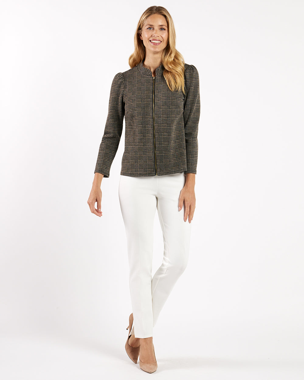 Marley Jacket - Textured Plaid