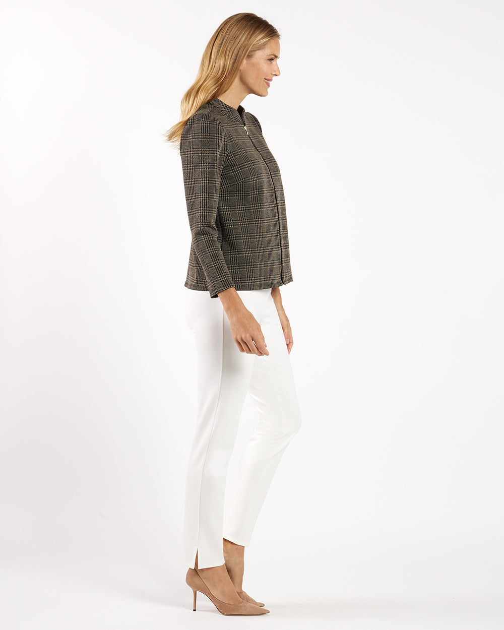 Marley Jacket - Textured Plaid
