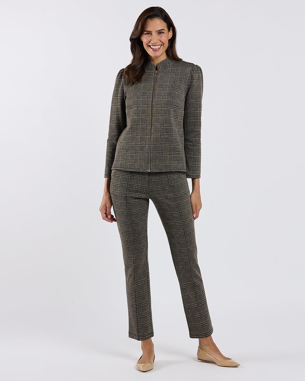 Marley Jacket - Textured Plaid