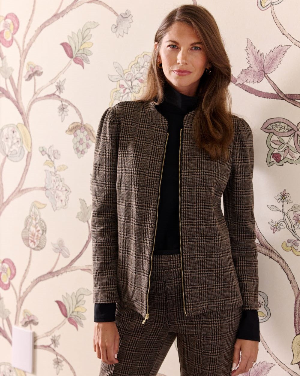 Marley Jacket - Textured Plaid