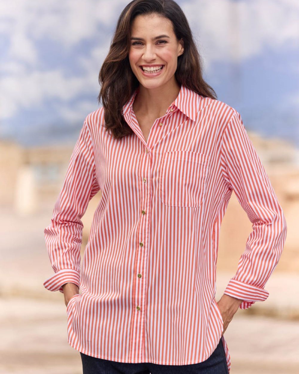 Kimber Top - Cotton Shirting