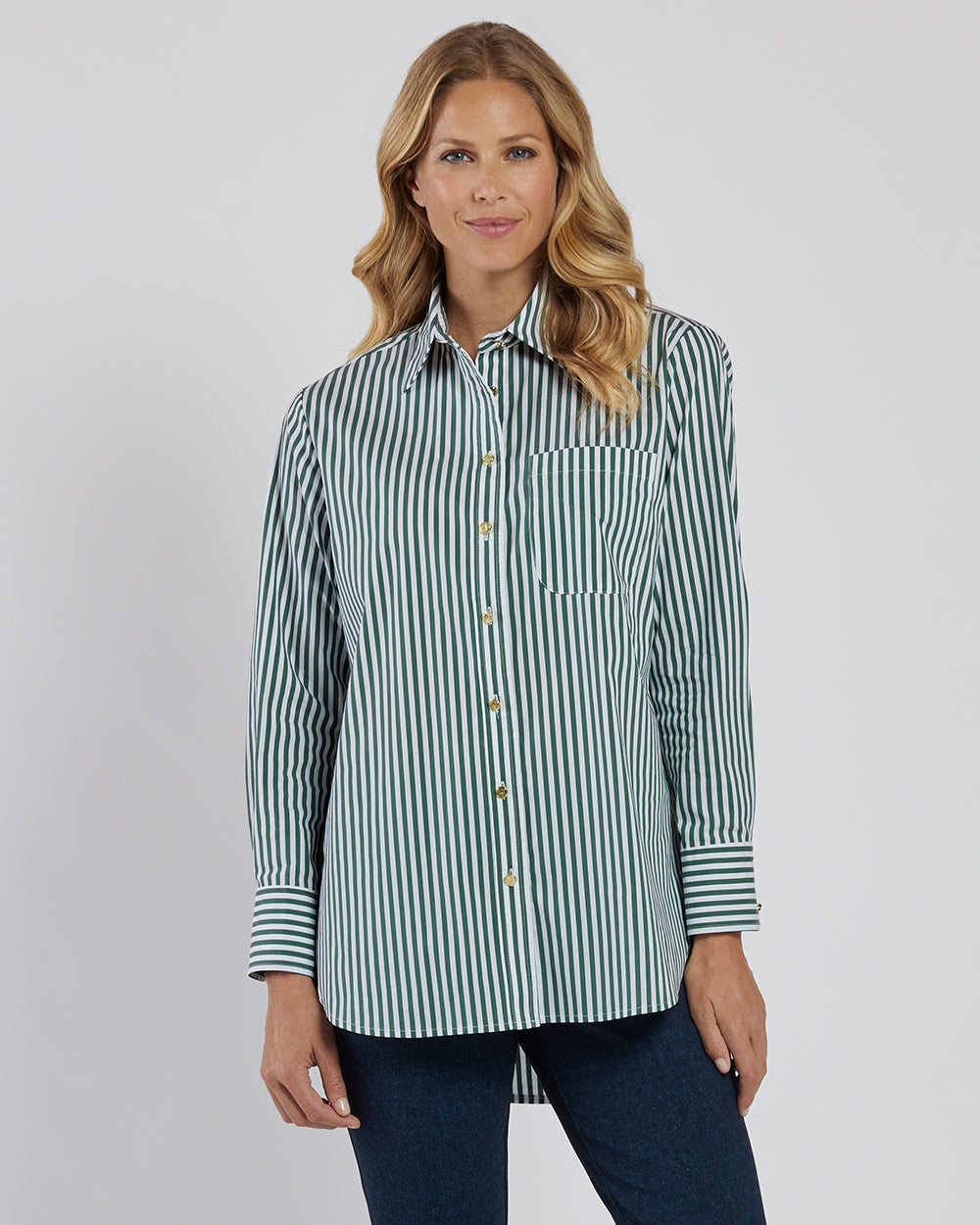 Kimber Top - Cotton Shirting