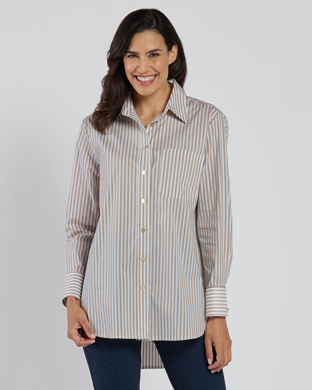 Kimber Top - Cotton Shirting