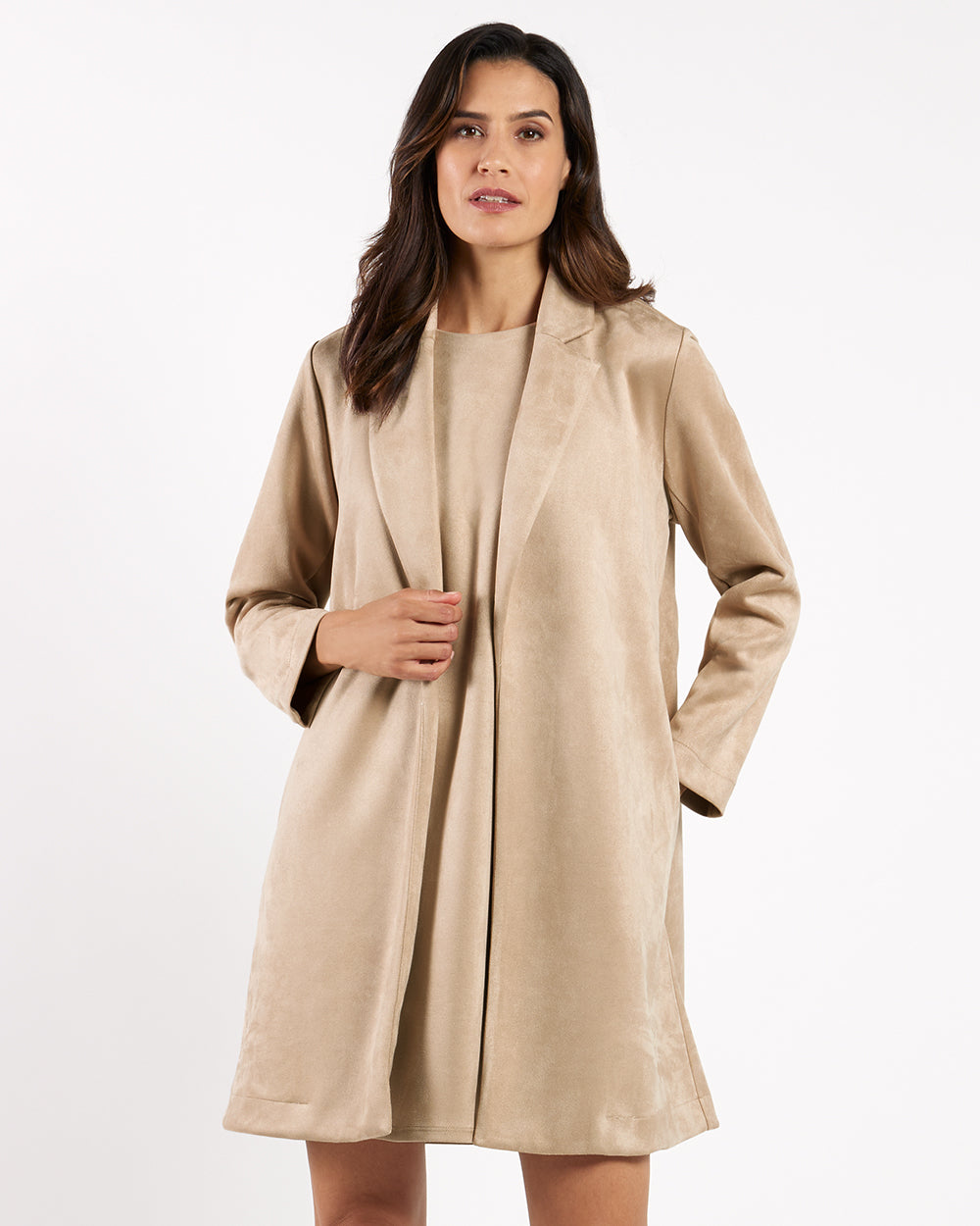 Emma Jacket - Faux Suede